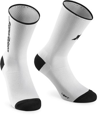 Assos RS Superléger Cycling Socks - Holy White - S/M}, Holy White