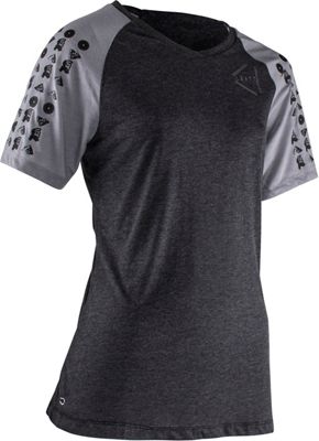 Leatt Women's MTB AllMtn 2.0 Jersey - BLK - L}, BLK