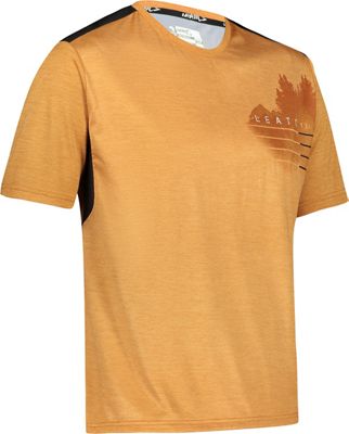 Leatt MTB Trail 1.0 Jersey - Rust - S}, Rust