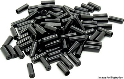 Transfil Self Locking Gear Ferrules 4mm (10 Pack) - Black - 4mm}, Black