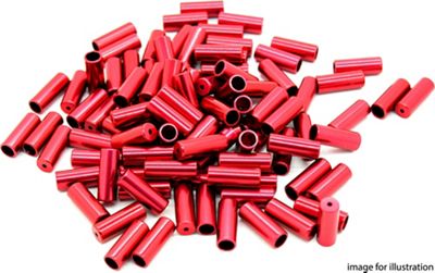 Transfil Self Locking Gear Ferrules 4mm (10 Pack) - Red - 4mm}, Red