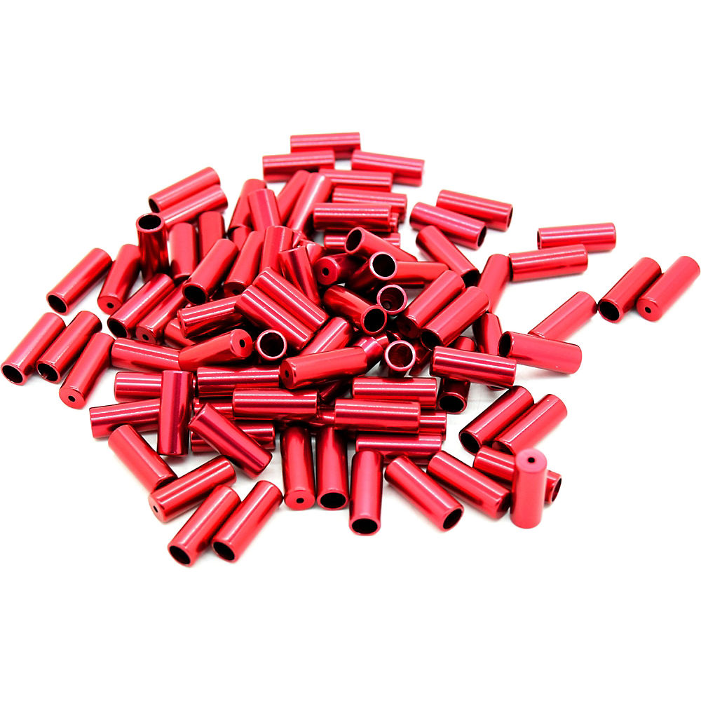 Transfil Gear Cable Casing Caps 4mm (Trade Pack) - Rojo, Rojo