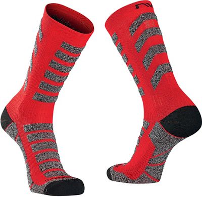 Northwave Husky Ceramic Tech High Cycling Sock AW21 - Red-Black - XS, Red-Black