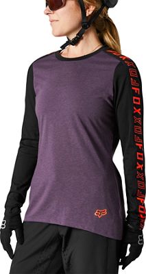 Fox Racing Women's Ranger Dri-Release LS Jersey AW21 - Nero/Viola, Nero/Viola