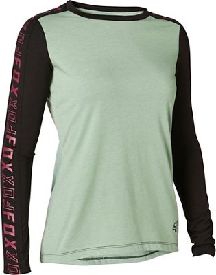 Fox Racing Women's Ranger Dri-Release LS Jersey AW21 - Sage Green - XL, Sage Green