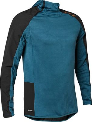 Felpa termica con cappuccio Fox Racing Defend - Slate Blue, Slate Blue