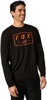 Fox Racing Badger Long Sleeve Tech T-Shirt - nero, nero