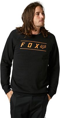 Fox Racing Pinnacle Crew Fleece Sweatshirt - nero, nero