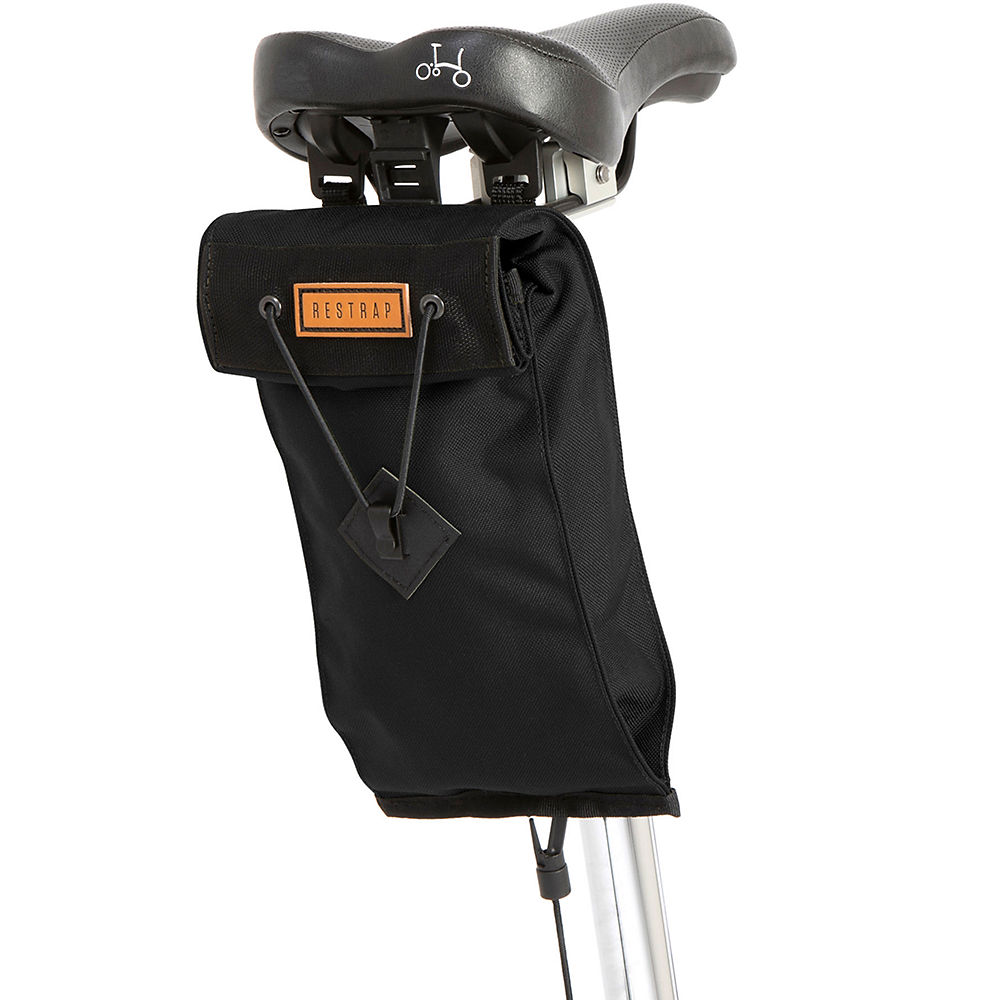 Restrap City Saddle Bag - Large - Noir - 2 Litres, Noir