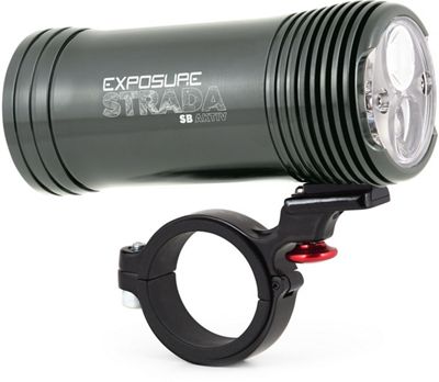 Exposure Strada Mk10 SB AKTiv Front Light - Gun Metal Black - Inc. Remote Switch, Gun Metal Black