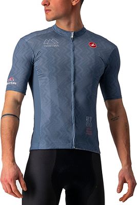 Castelli Cortina 6K Cycling Jersey 2021 - Light Steel Blue-White, Light Steel Blue-White