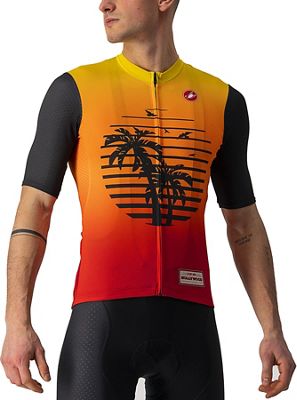 Castelli Hollywood Competizione Cycling Jersey SS21 - Hollywood Sunset, Hollywood Sunset