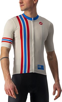Castelli Hollywood Competizione Cycling Jersey SS21 - Cannonball Off White, Cannonball Off White