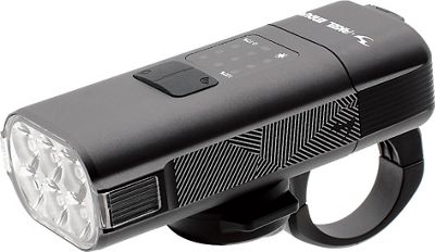 Moon Rigel Enduro Front Light - Black - Grey, Black - Grey