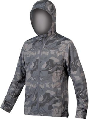 Endura Hummvee Windproof Shell Jacket - GreyCamo - XXL}, GreyCamo