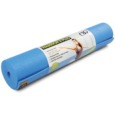 Fitness-Mad Warrior Yoga Mat (6mm) - Light Blue, Light Blue