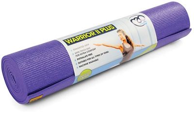 Fitness-Mad Warrior Yoga Mat (6mm) - Purple, Purple