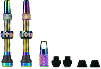 Muc-Off Tubeless Presta Valves (Pair) 2021 - Iridescent - 60mm, Iridescent
