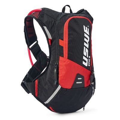 USWE Epic 8 Hydration Pack SS21 - Nero/Rosso, Nero/Rosso