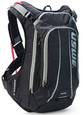 USWE Airbourne 15 Hydration Backpack wBladder SS21 - Black-Grey, Black-Grey