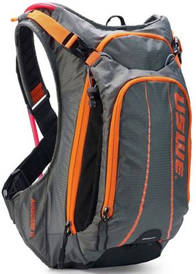 USWE Airbourne 15 Hydration Backpack wBladder SS21 - Grey-Orange, Grey-Orange