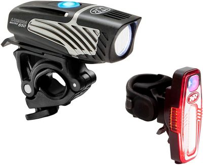 Nite Rider Lumina Micro 650-Sabre 110 Light Set - Black, Black