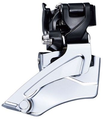 microSHIFT Marvo LT M462 2x9 Speed Front Derailleur - Black - Dual Pull, Black