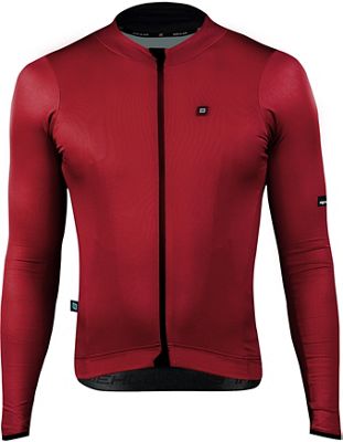 Biehler Signature3 Long Sleeve Cycling Jersey SS21 - Cardinal - XS, Cardinal