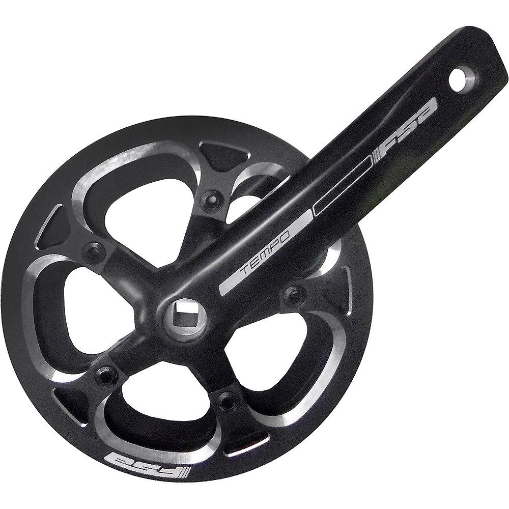 FSA Tempo Chainset 1x - Noir - 44t, Noir