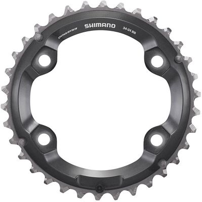 Shimano DEORE XT M8000 Series Chainring - argentato - 28t, argentato