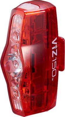 Cateye VIZ 150 Rear Light - Black - Red, Black - Red
