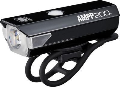 Cateye AMPP 200 Front Light - Black, Black