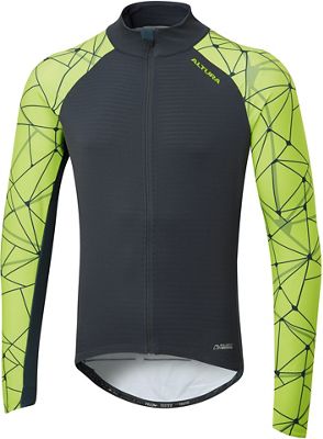 Maglia antivento uomo Altura Icon (maniche lunghe) AW21 - Navy-Lime - S, Navy-Lime