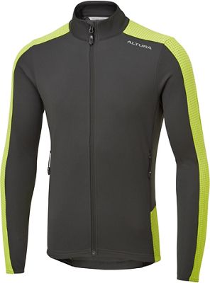 Altura Nightvision Men's Long Sleeve Jersey AW21 - Lime-Carbon, Lime-Carbon