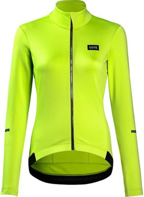 Gore Wear Women's Progress Cycling Jersey AW21 - Neon Yellow - 34}, Neon Yellow