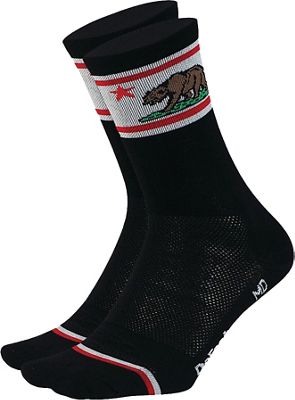 Defeet Aireator 6 California Bear Socks AW21 - nero - XL, nero
