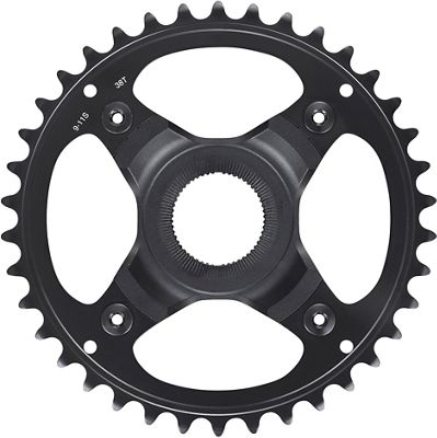 Shimano STEPS SM-CRE70 Chain Ring no Chain Guard - Black - 38t}, Black