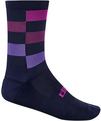 Calzini dhb Blok Grid - Blu Scuro/Viola, Blu Scuro/Viola