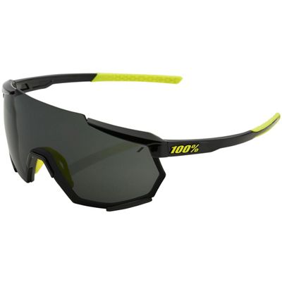 100% Racetrap Gloss Black Sunglasses - Noir, Noir