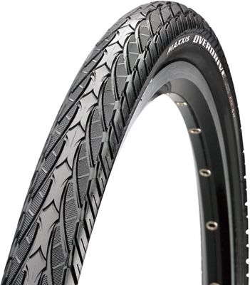 Maxxis Overdrive Road Trekking Wire Tyre - Black - Wire Bead, Black