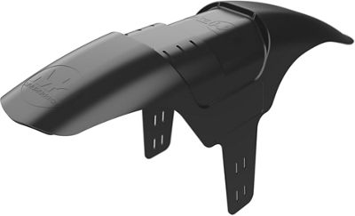 Mudhugger Shorty EVO Ziptie Front Mudguard - Black, Black