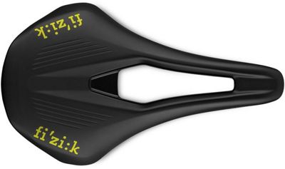 Fizik Argo Vento R3 Mountain Bike Saddle - Black and Green - 140mm}, Black and Green