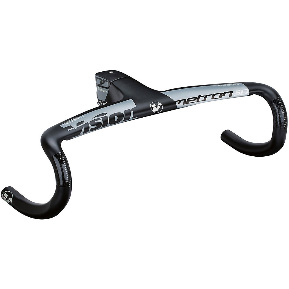 Vision Metron 5D ACR Integrated Carbon Bar - Carbon and Grey - 130mm, Carbon and Grey