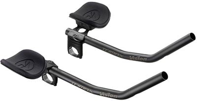 Vision TriMax TT V20 Clip On Bar Extensions - Black - J-Bend}, Black