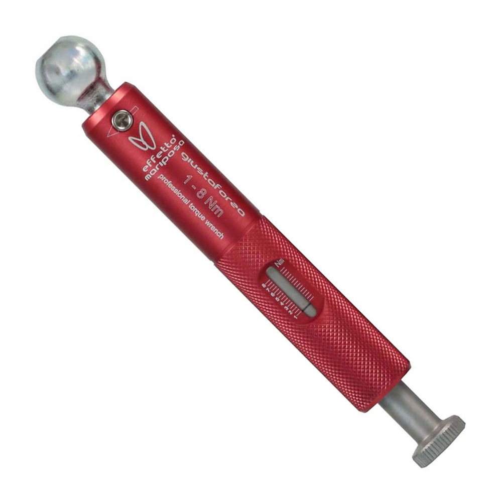 Effetto Mariposa Giustaforza 1-8Nm Torque Wrench - Rouge - 1Nm - 8Nm, Rouge
