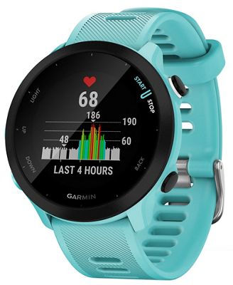 Garmin Forerunner 55 GPS Watch SS21 - Aqua, Aqua