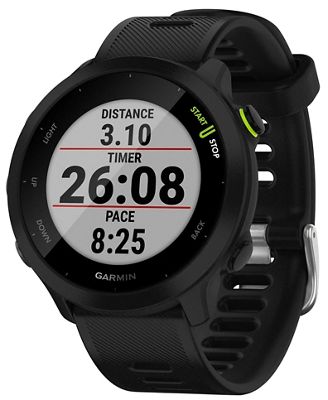 Garmin Forerunner 55 GPS Watch SS21 - Black, Black