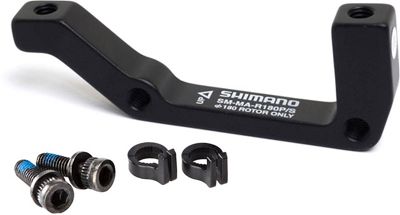 Shimano Brake Adaptor - Black - 160 IS to 180 PM}, Black