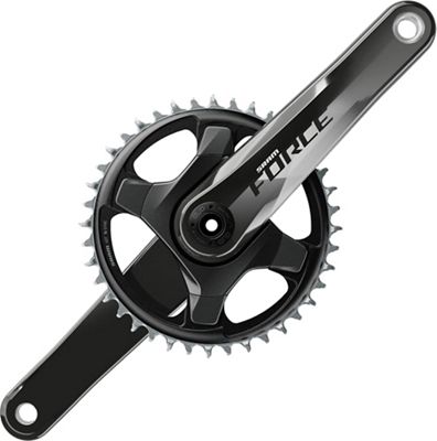 SRAM Force 1 DUB Chainset - Black - 42t, Black