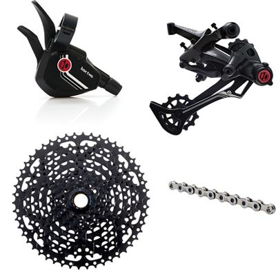 Box Two-Three Prime 9 X Wide MTB Groupset - Black - 126L, Black